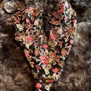 Victoria secret floral teddy